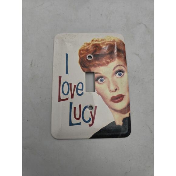 I Love Lucy Metal Switch Plate Cover Pre-owned - Picture 2 of 4